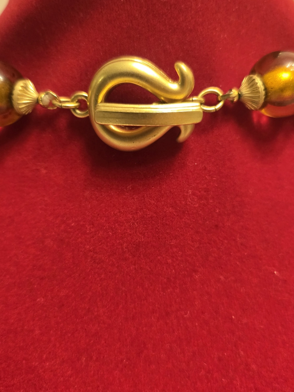Givenchy Amber Glass Bead Necklace - Classic Women Jewelry - Picture 14 of 14